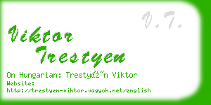 viktor trestyen business card